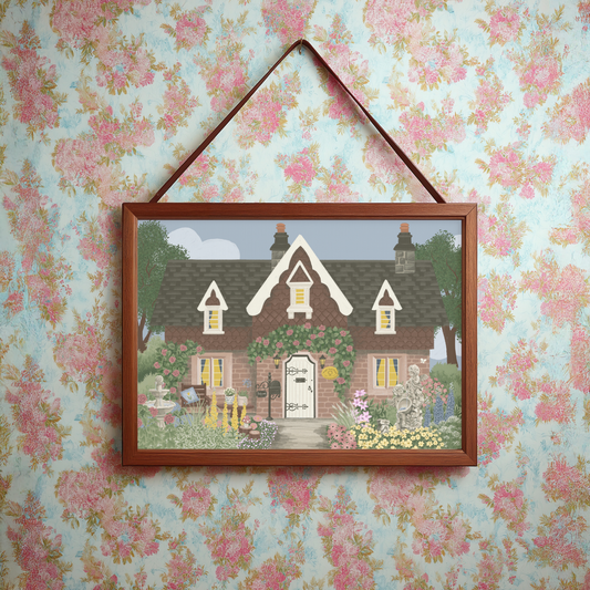 The Secret Garden Cottage - Fine Art Giclée Print