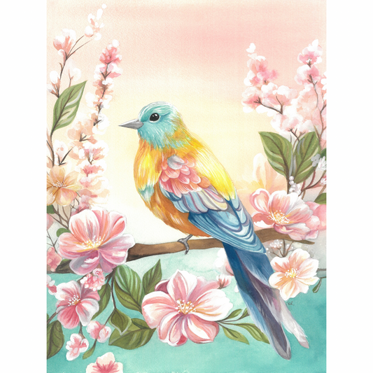 Blossom & Song - Fine Art Giclée Print