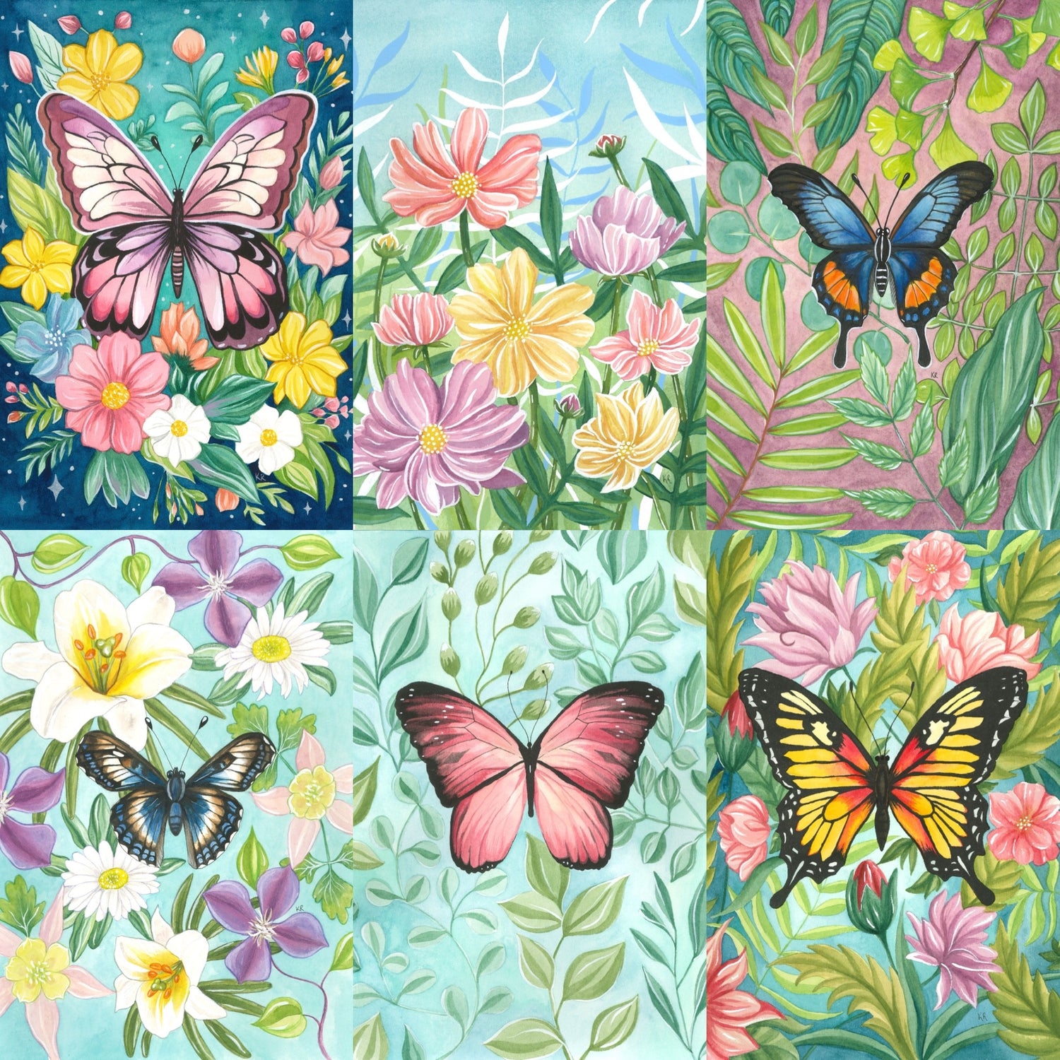 Fluttering Blooms Collection