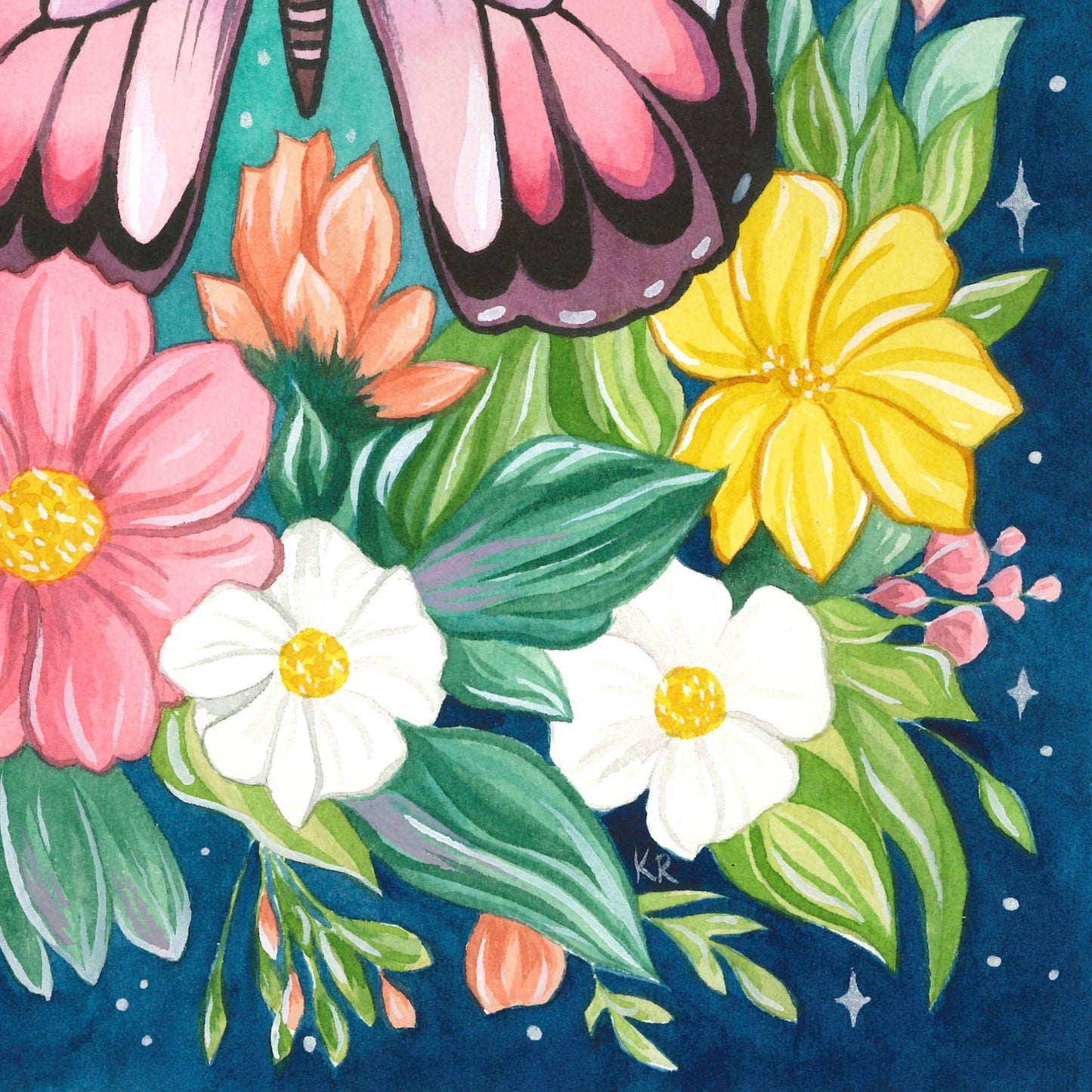 Fluttering Blooms - Fine Art Giclée Print