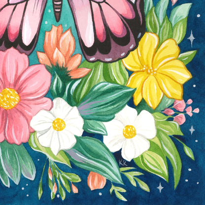 Fluttering Blooms - Fine Art Giclée Print