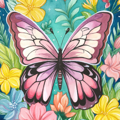 Fluttering Blooms - Fine Art Giclée Print