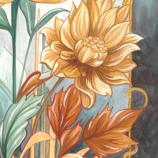 The Gilded Archway - Original Painting Watercolour on Paper