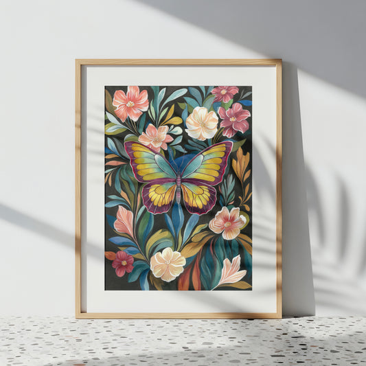 Midnight Blooms - Fine Art Giclée Print