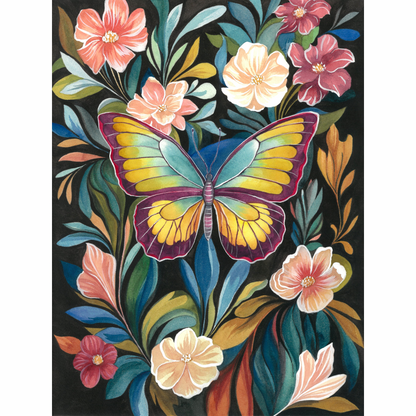 Midnight Blooms - Fine Art Giclée Print