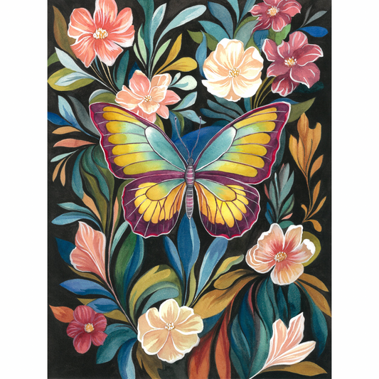 Midnight Blooms - Fine Art Giclée Print