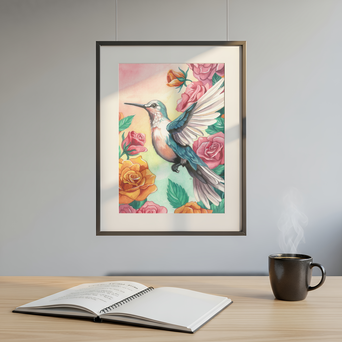 Garden Visitor - Fine Art Giclée Print