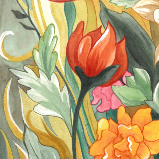 Ethereal Bouquet - Original Painting Watercolour on Paper