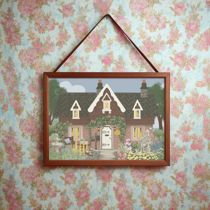 The Secret Garden Cottage - Fine Art Giclée Print