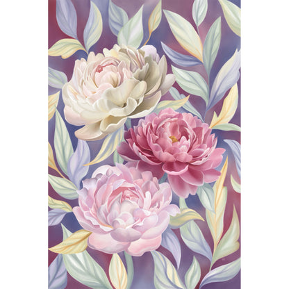 Peony Blossom - Digital Watercolour Painting - Fine Art Giclée Print