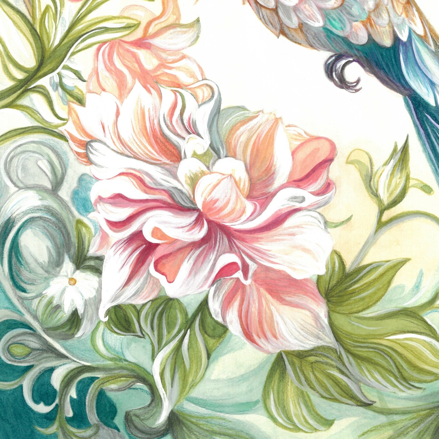 Radiant Hummingbird Arch - Fine Art Giclée Print