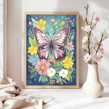 Fluttering Blooms - Fine Art Giclée Print