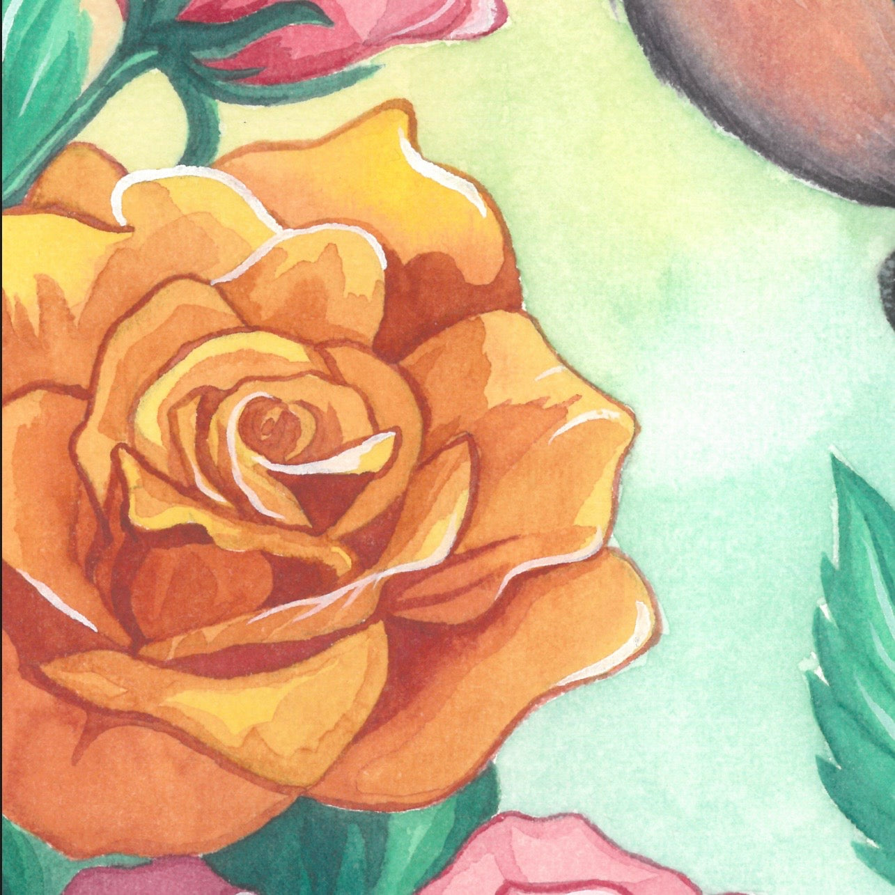 Garden Visitor - Fine Art Giclée Print