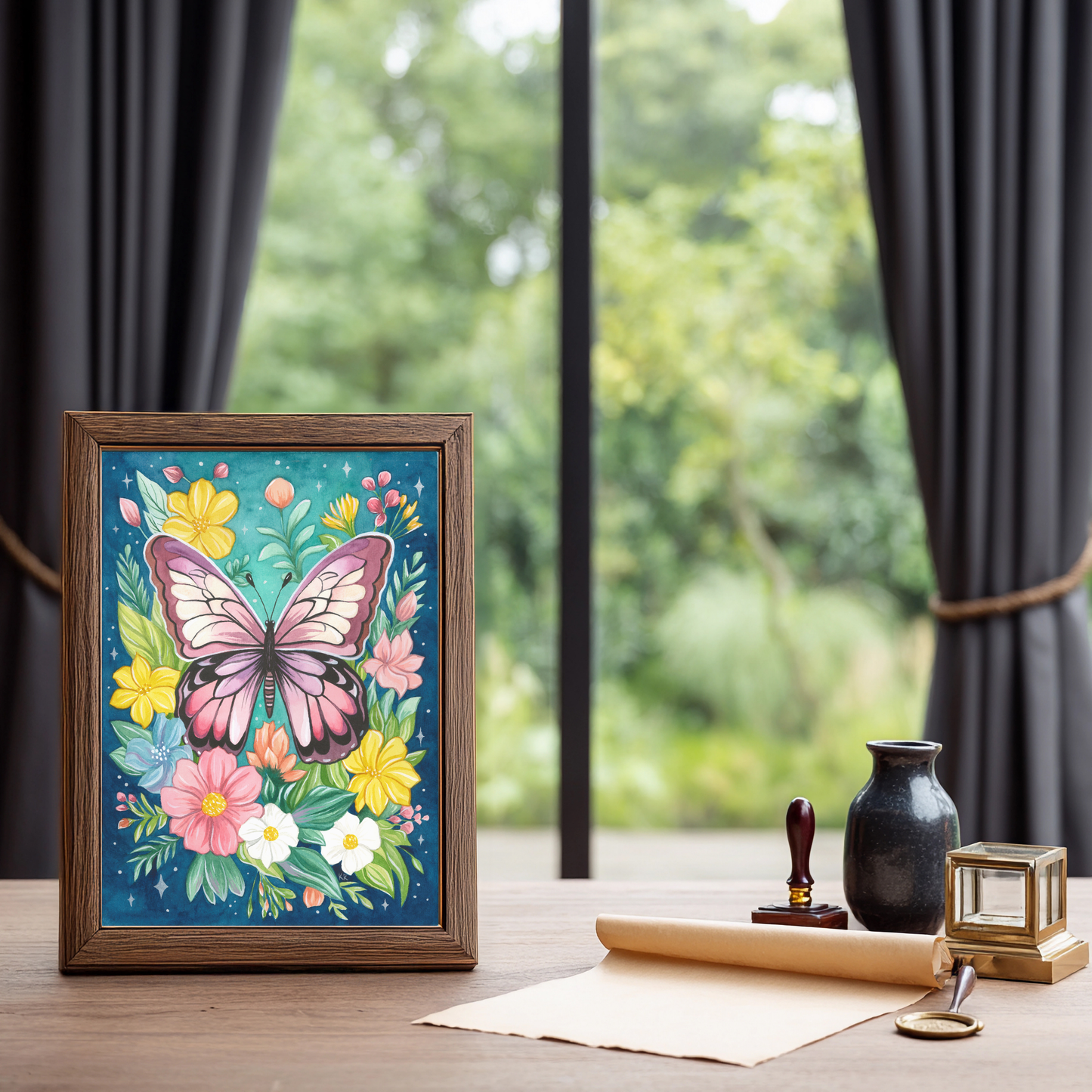 Fluttering Blooms - Fine Art Giclée Print