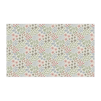 Floral Spring Tea Towel — Pastel Wildflower Kitchen Towel