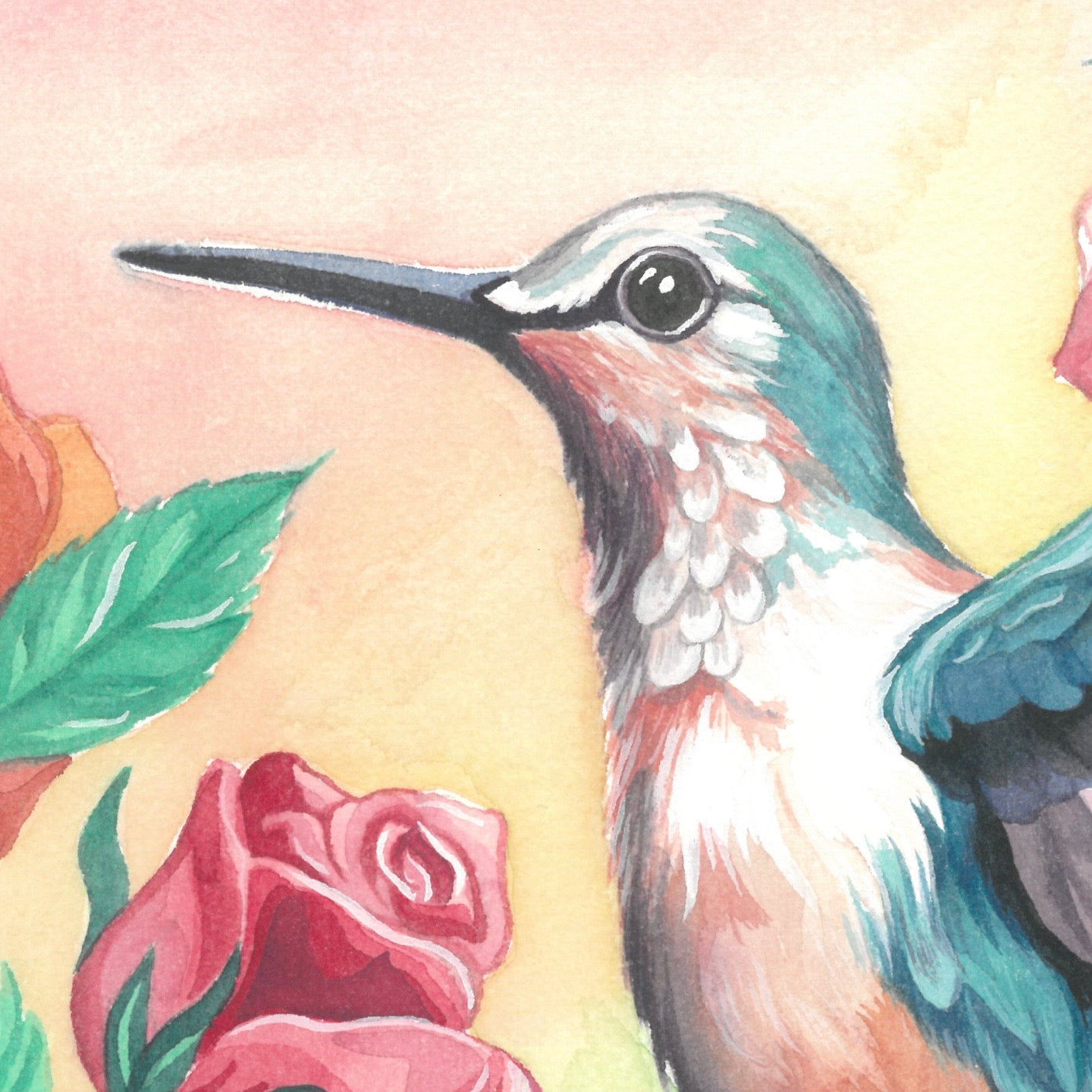 Garden Visitor - Fine Art Giclée Print