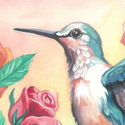 Garden Visitor - Fine Art Giclée Print
