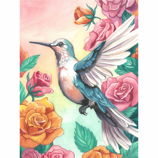 Garden Visitor - Fine Art Giclée Print
