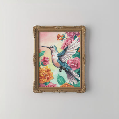 Garden Visitor - Fine Art Giclée Print