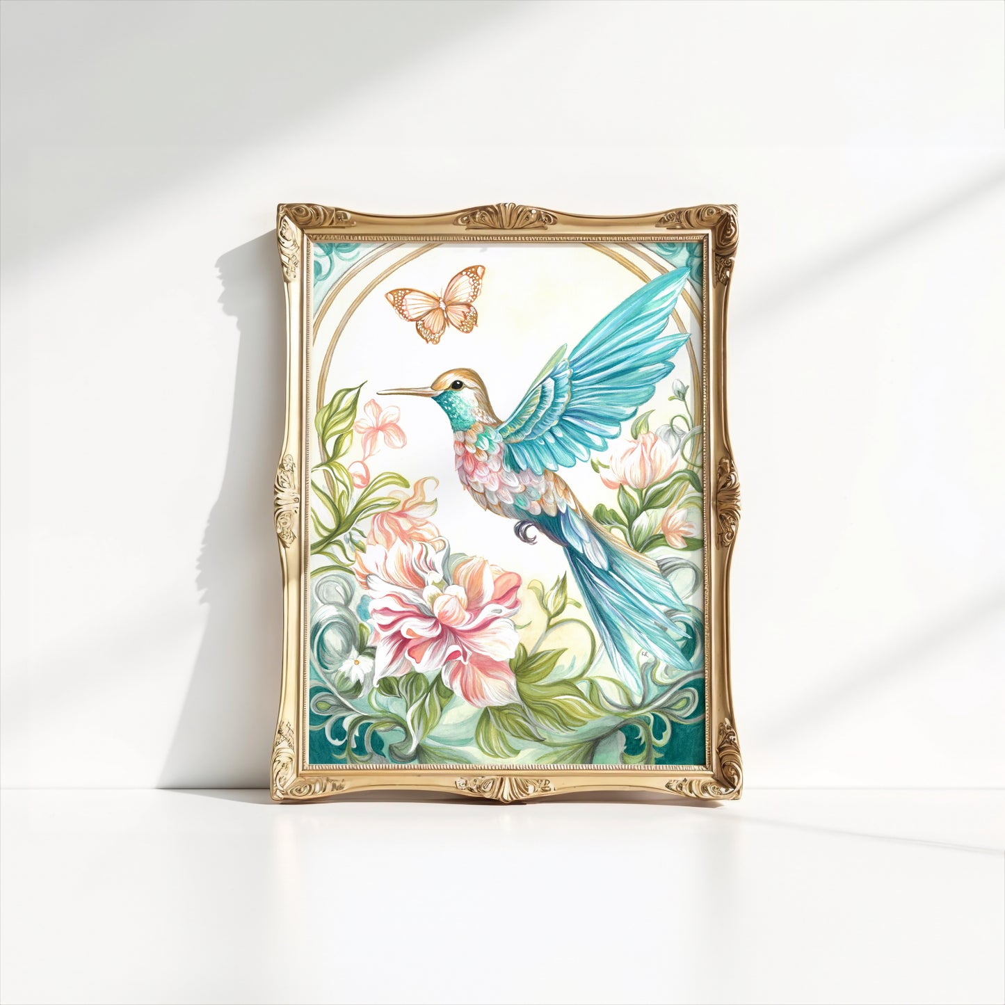Radiant Hummingbird Arch - Fine Art Giclée Print