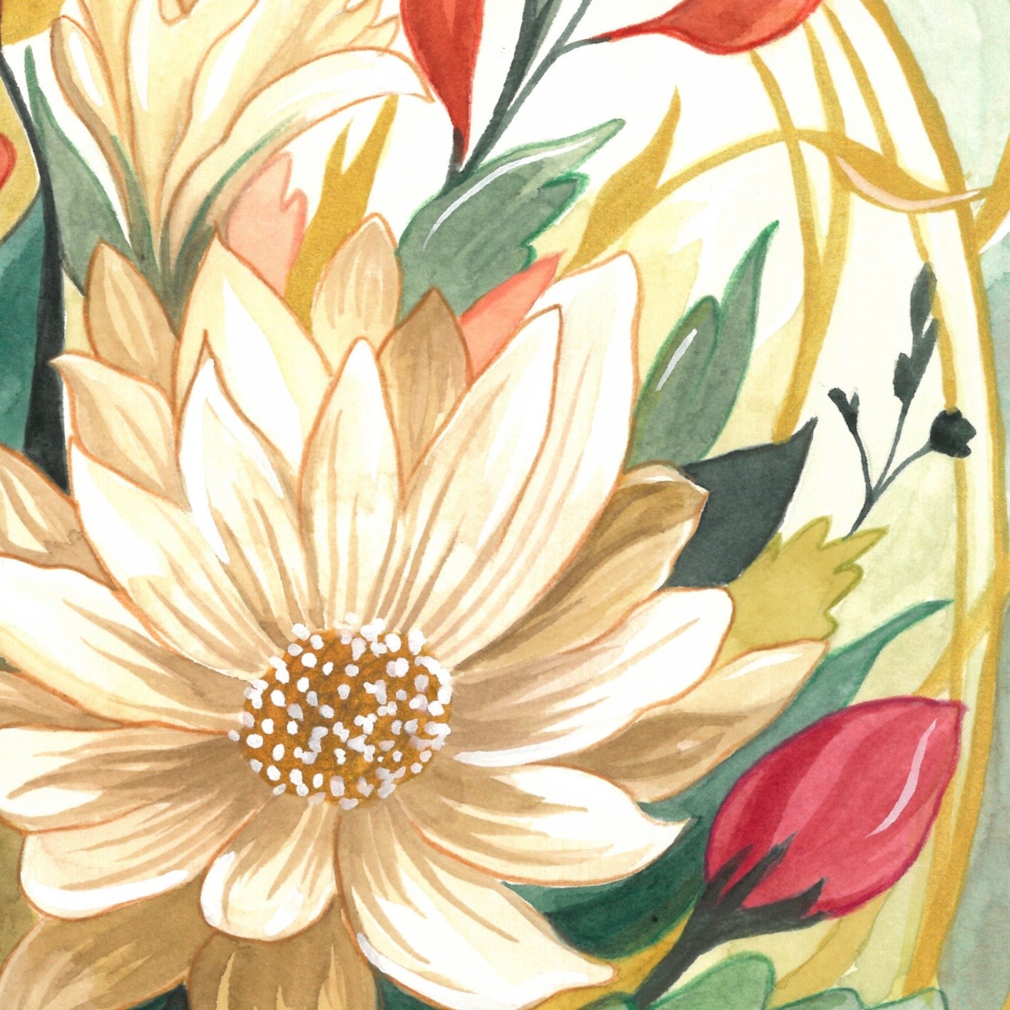 Ethereal Bouquet - Fine Art Giclée Print