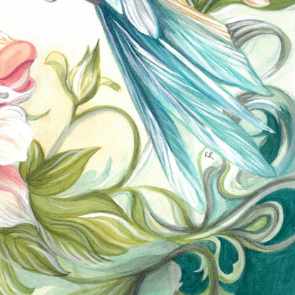 Radiant Hummingbird Arch - Fine Art Giclée Print