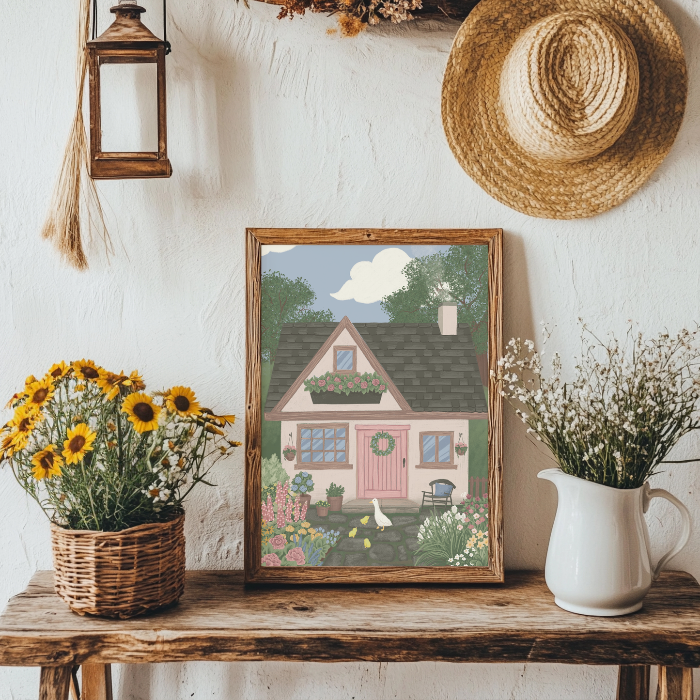 Spring Cottage - Fine Art Giclée Print