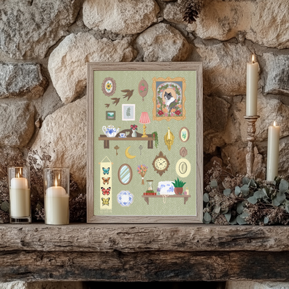 Cottage Wall - Fine Art Giclée Print