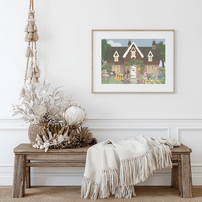 The Secret Garden Cottage - Fine Art Giclée Print