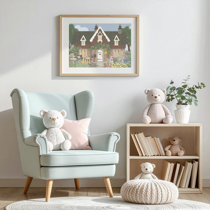 The Secret Garden Cottage - Fine Art Giclée Print
